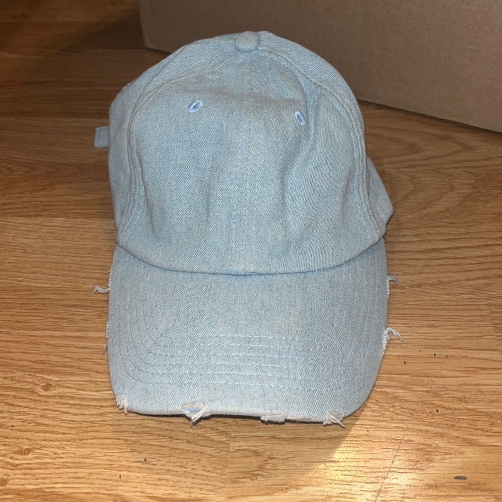 Light blue denim hat